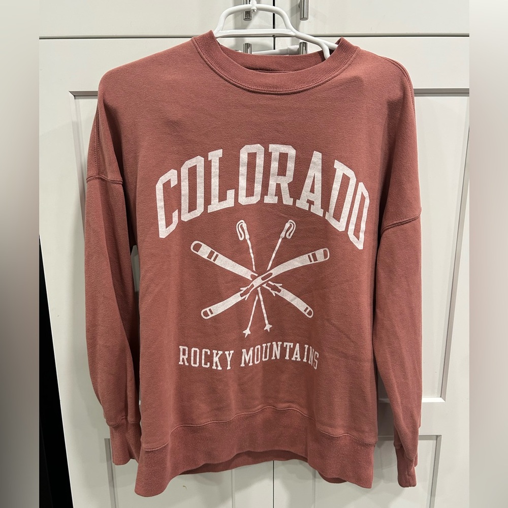 Abercrombie & Fitch Colorado Mauve Crewneck